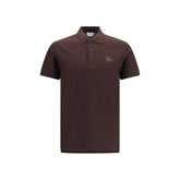 Burberry Brown Cotton Polo Shirt