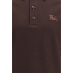 Burberry Brown Cotton Polo Shirt
