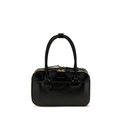 Marni Black Calf Leather Bos Taurus Handbag