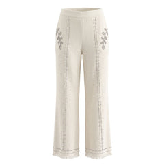 Trussardi Jeans White Cotton Women's Pants