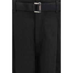 Sacai Black Cotton Chino Pants