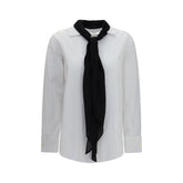 Sacai White Polyester Dress Shirt
