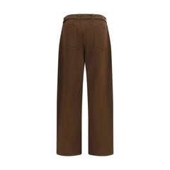 Lemaire Brown Cotton Casual Pants