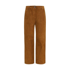Magda Butrym Brown Lambskin Pants