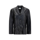 Magda Butrym Black Lambskin Blazer