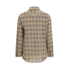 Burberry Beige Cotton Pattern Shirt
