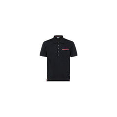 Thom Browne Gray Cotton Polo Shirt