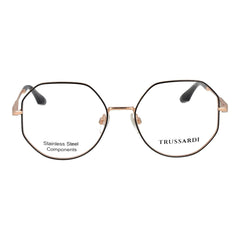 Trussardi Black Stainless Steel Glasses (Frames)