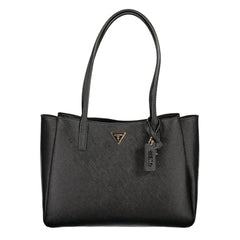Guess Jeans Black Polyurethane Women's Bag