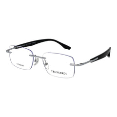 Trussardi Silver Stainless Steel Glasses (Frames)