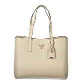 Guess Jeans Beige Polyurethane Women's Bag