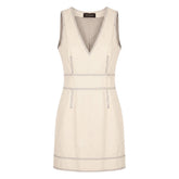 Trussardi Beige Lamb Women Dress