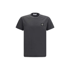 Stone Island Gray Cotton T-Shirt