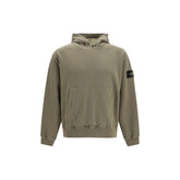 Stone Island Bicolor Cotton Sweatshirt