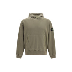Stone Island Bicolor Cotton Sweatshirt