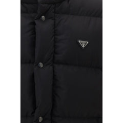 Prada Black Goose Down Full-Length Jacket