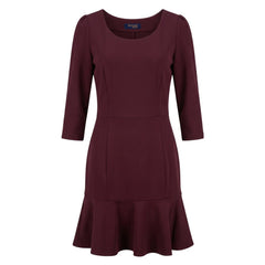 Trussardi Jeans Red Viscose Women Dress