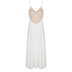 Trussardi Jeans White Polyester Women Dress