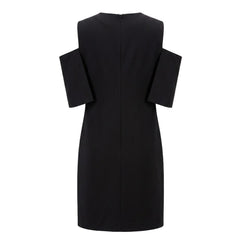 Trussardi Jeans Black Polyester Women Dress