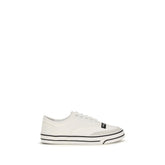 Dolce & Gabbana White Cotton Low Top Sneakers