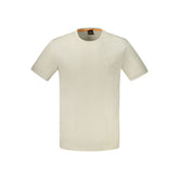 Hugo Boss Beige Cotton Men's T-Shirt