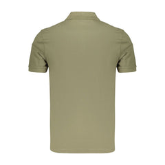 Hugo Boss Green Cotton Men's Polo Shirt