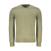 Hugo Boss Green Cotton Men's Shirt