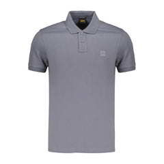 Hugo Boss Blue Cotton Men's Polo Shirt