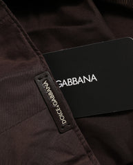 Dolce & Gabbana Men Brown Cotton Newsboy Capello Cabbie Hat