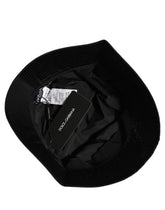 Dolce & Gabbana Men Black Nylon Wide Brim Bucket Capello Hat