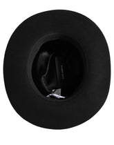 Dolce & Gabbana Men Black Classic Wide Brim Fedora Capello Hat