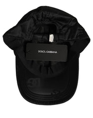 Dolce & Gabbana Men Black DG Monogram Baseball Capello Hat