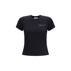 Off-White Black Cotton T-Shirt