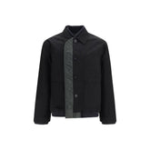 Sacai Black Nylon Bomber