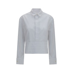 Sacai White Cotton Dress Shirt
