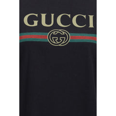 Gucci Black Cotton T-Shirt