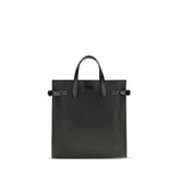 Valentino Garavani Black Calf Leather Bos Taurus Shoulder Bag