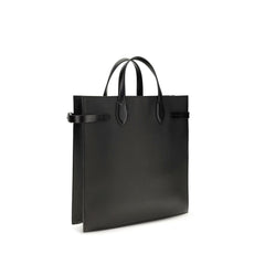 Valentino Garavani Black Calf Leather Bos Taurus Shoulder Bag