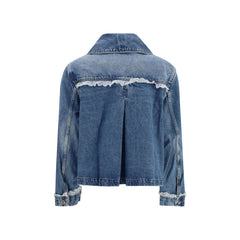 Ganni Blue Cotton Denim Jacket
