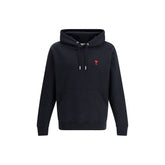 Ami Paris Black Cotton Sweatshirt