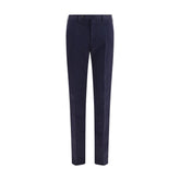PT Torino Blue Elastane Casual Pants