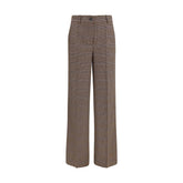 P.A.R.O.S.H. Brown Wool Oves Aries Casual Pants