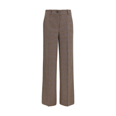 P.A.R.O.S.H. Brown Wool Oves Aries Casual Pants