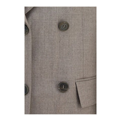 P.A.R.O.S.H. Beige Wool Oves Aries Blazer