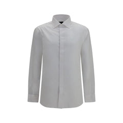 Giorgio Armani White Cotton Dress Shirt
