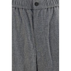 Giorgio Armani Gray Wool Oves Aries Casual Pants