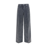 Haikure Gray Cotton Casual Pants