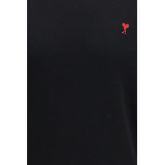 Ami Paris Black Cotton Sweatshirt