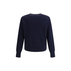 Ami Paris Blue Cotton Sweatshirt