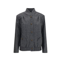 Blazé Milano Gray Wool Oves Aries Shell Jacket